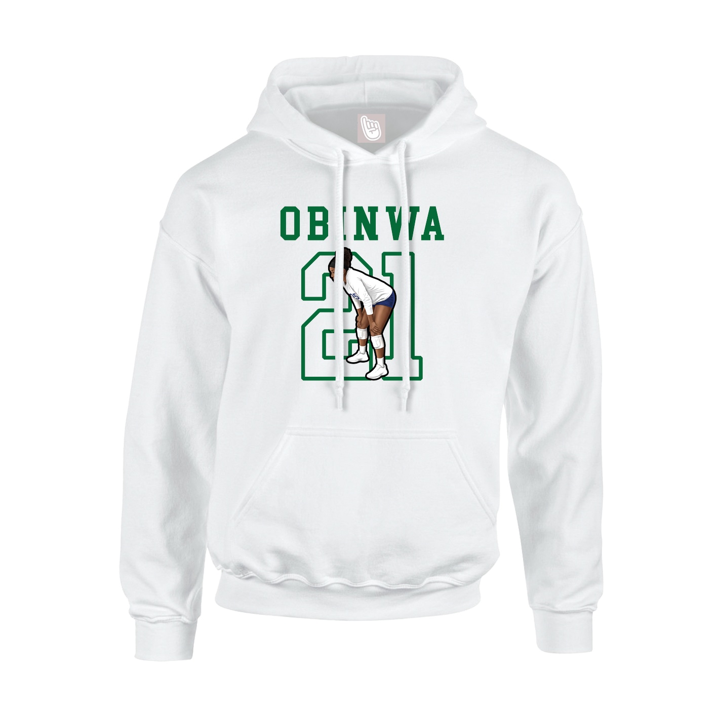 Hoodie — Shirsey in White