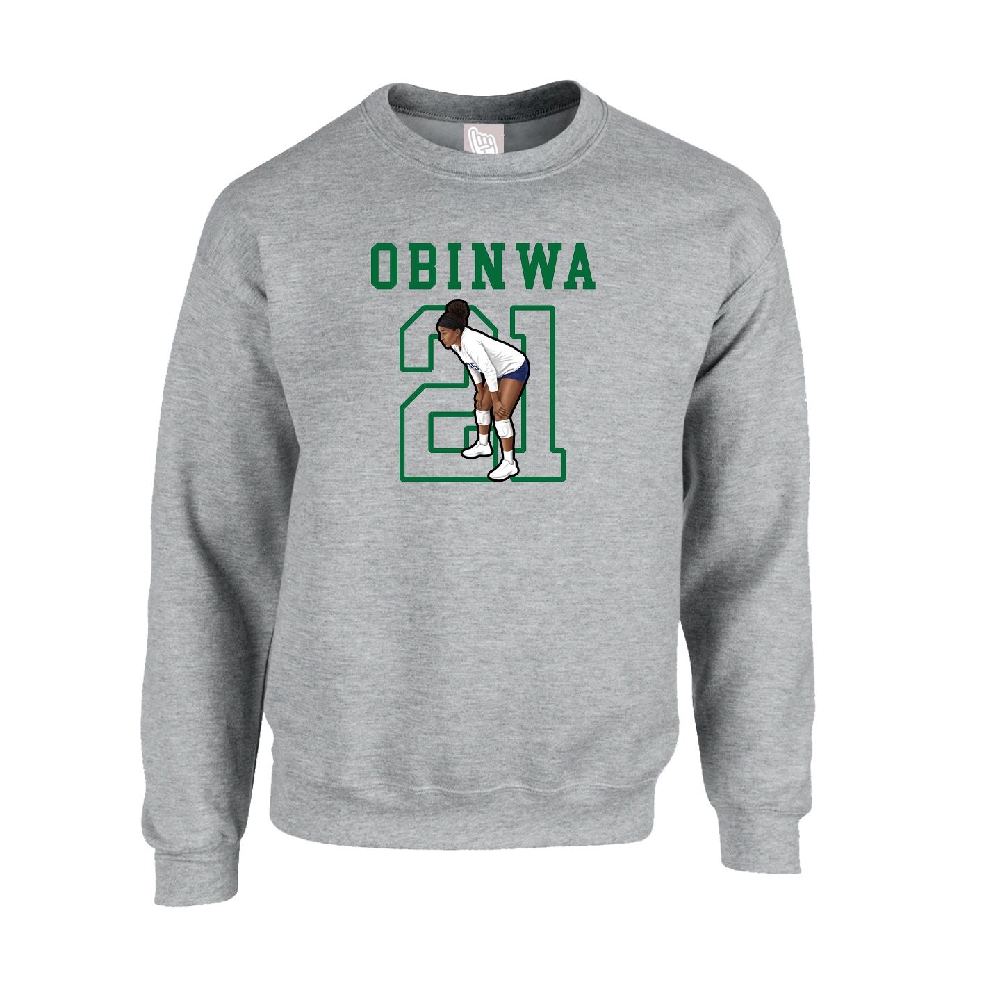Fleece Crew — Shirsey in Grey