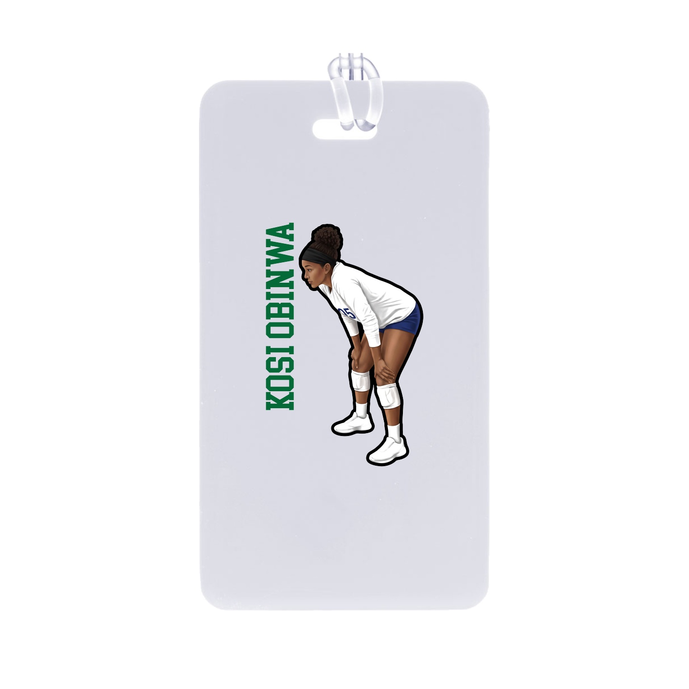 Bag Tag — Name Vertical in Classic
