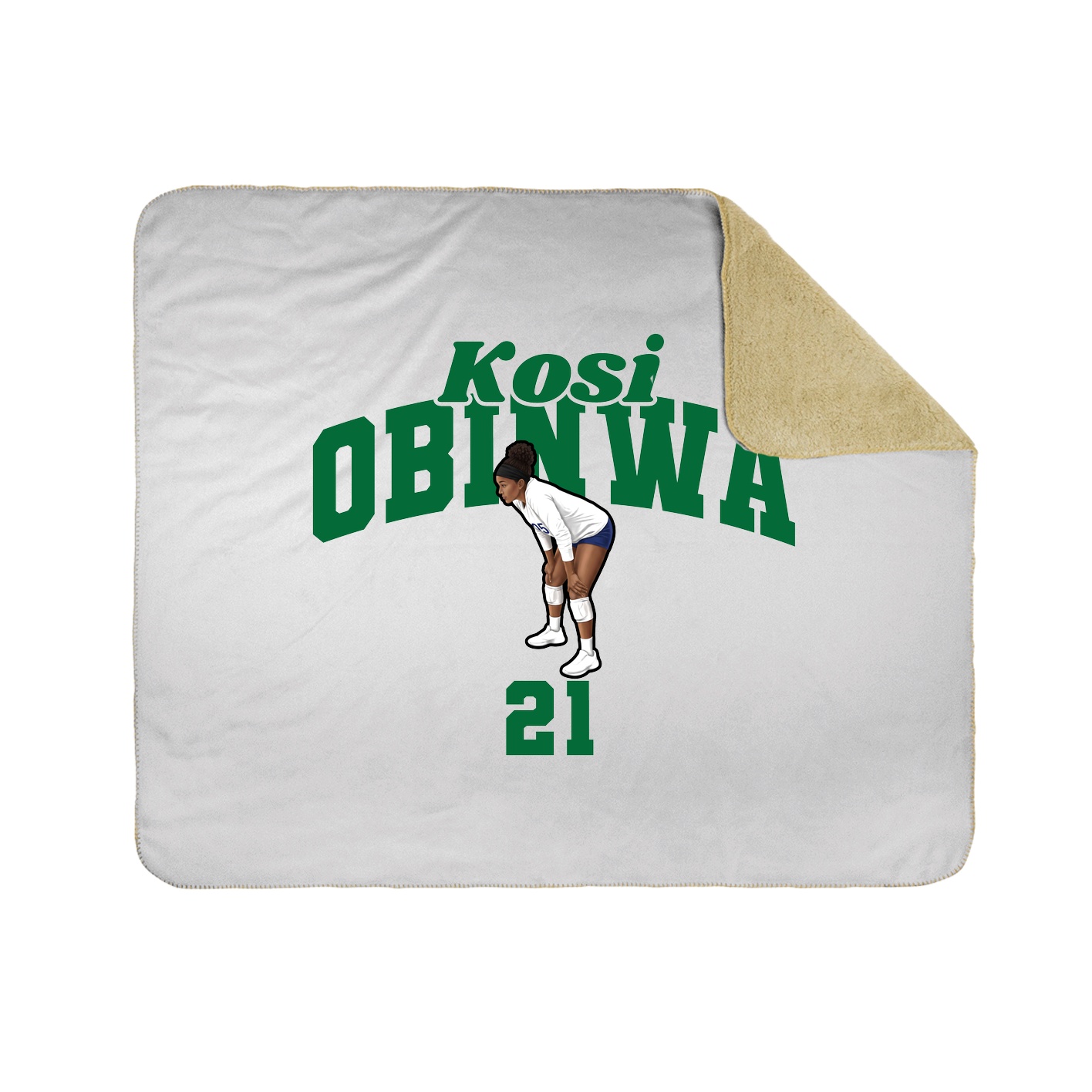 Throw Blanket — Signature Arch in White