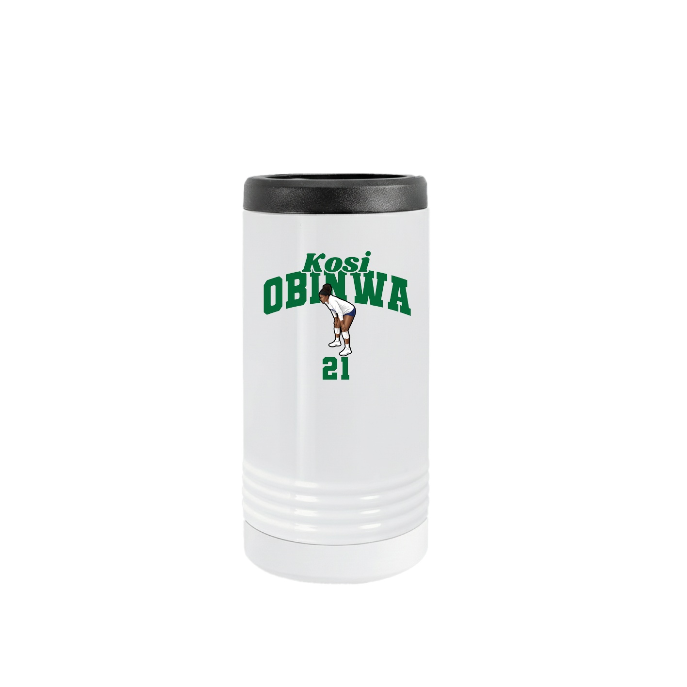 Slim Beverage Holder — Signature Arch in White