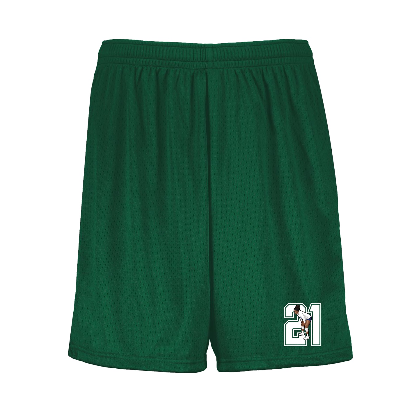 Shorts — Number in Green