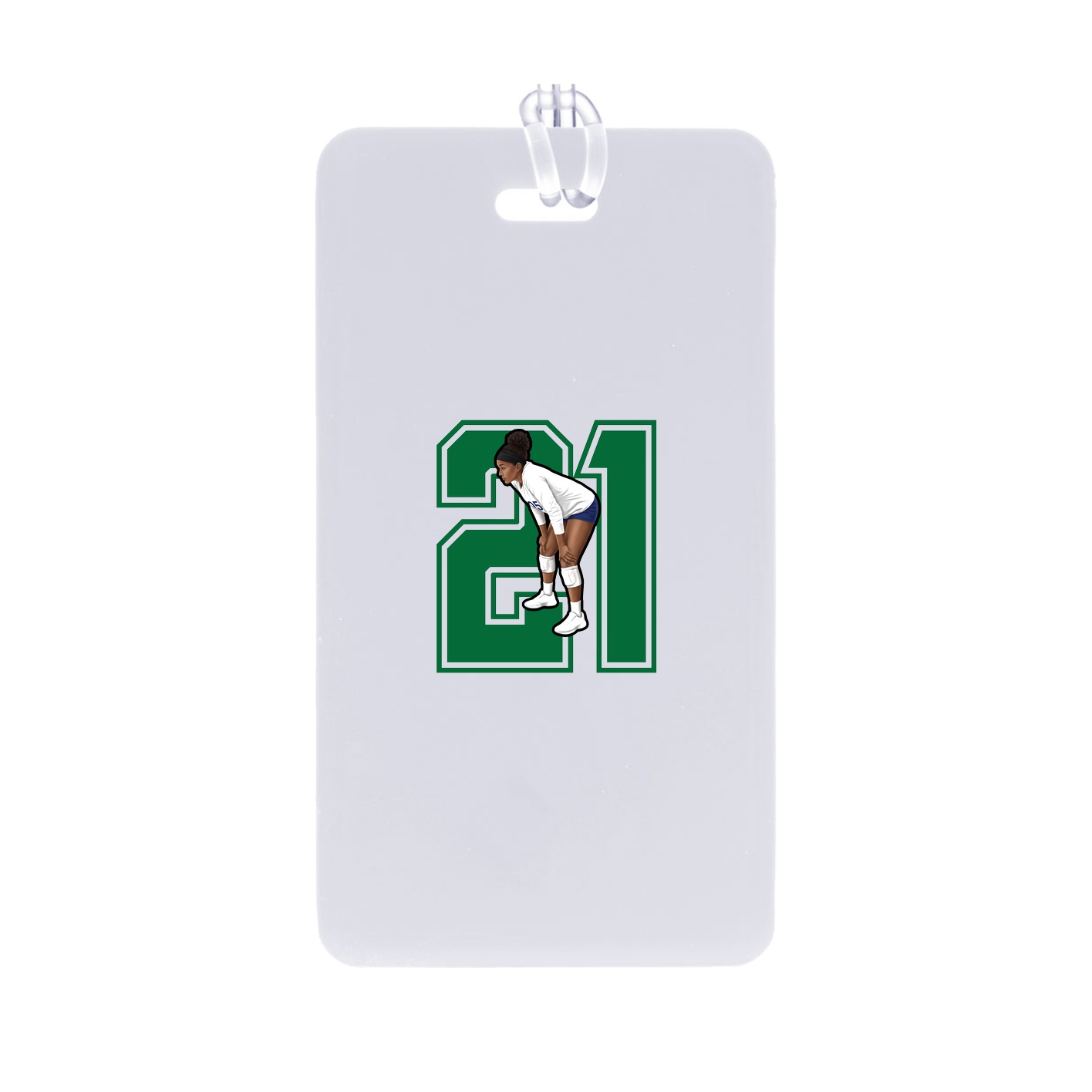 Bag Tag — Number in Classic