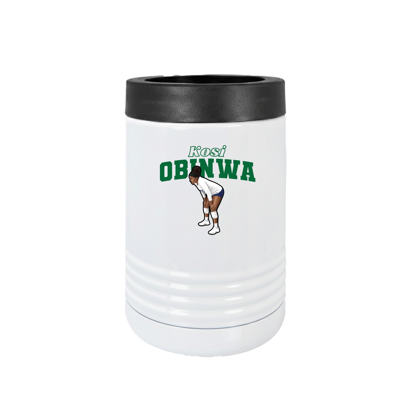 Beverage Holder — Name Arch in White