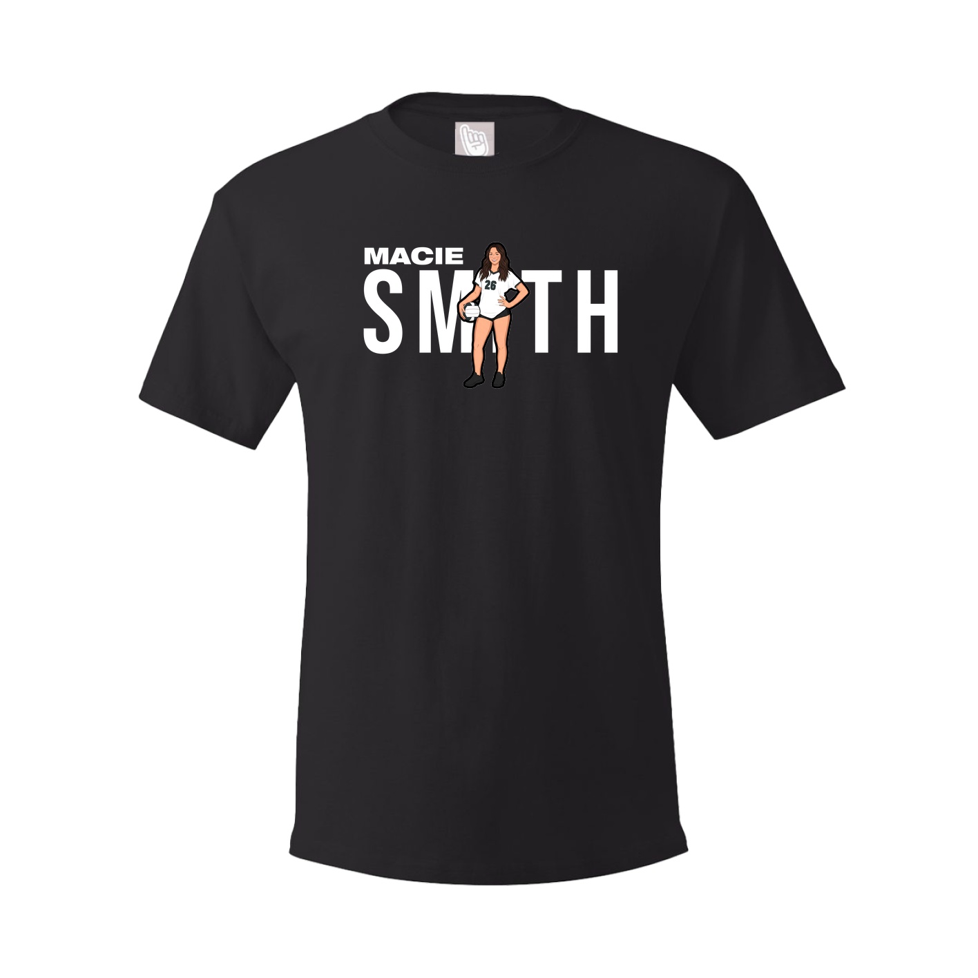 Tee — Player Name in Black