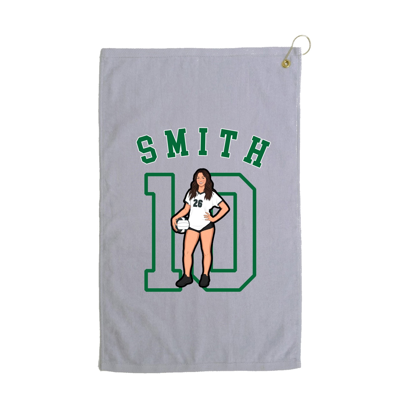 Golf Towel — Shirsey Arch in Grey