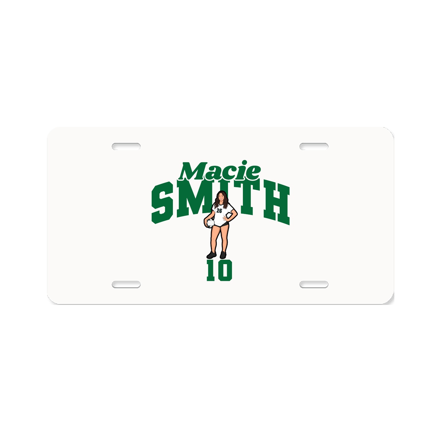 License Plate — Signature Arch in Classic