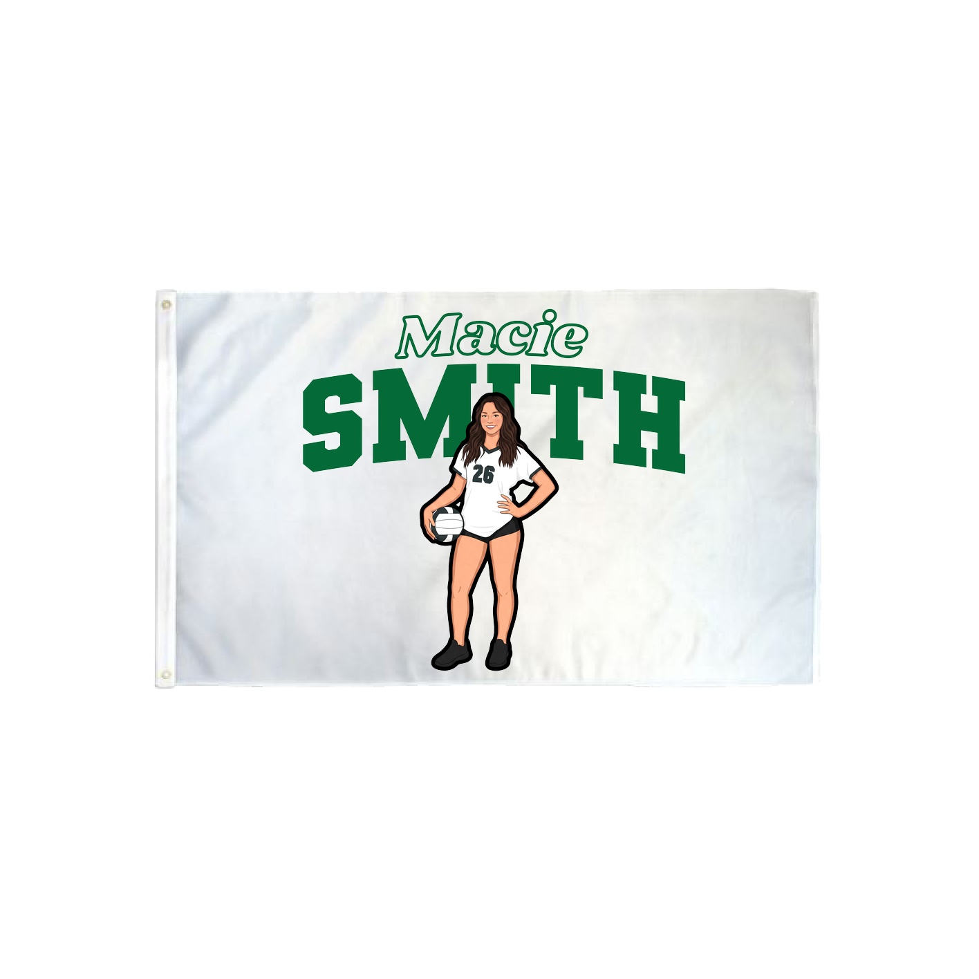 3x5 Flag — Name Arch in Classic