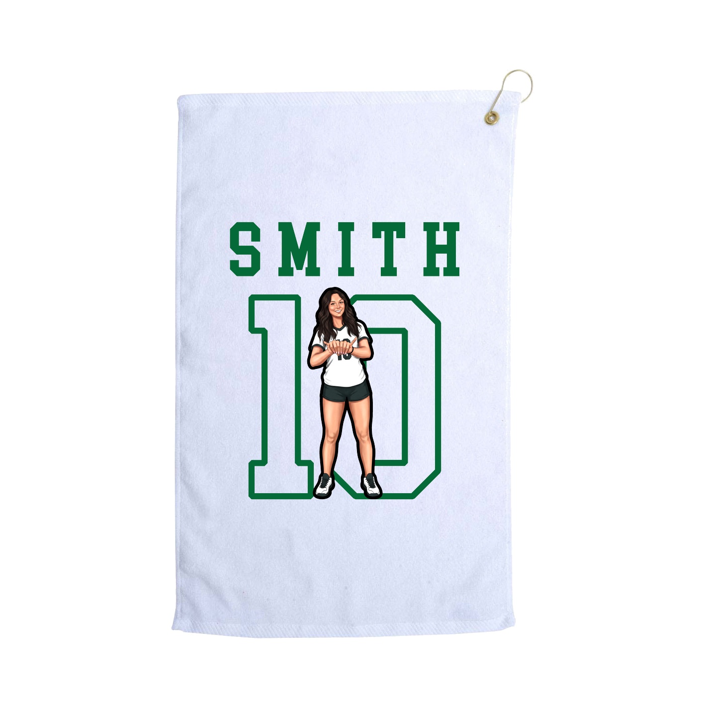 Golf Towel — Shirsey in White