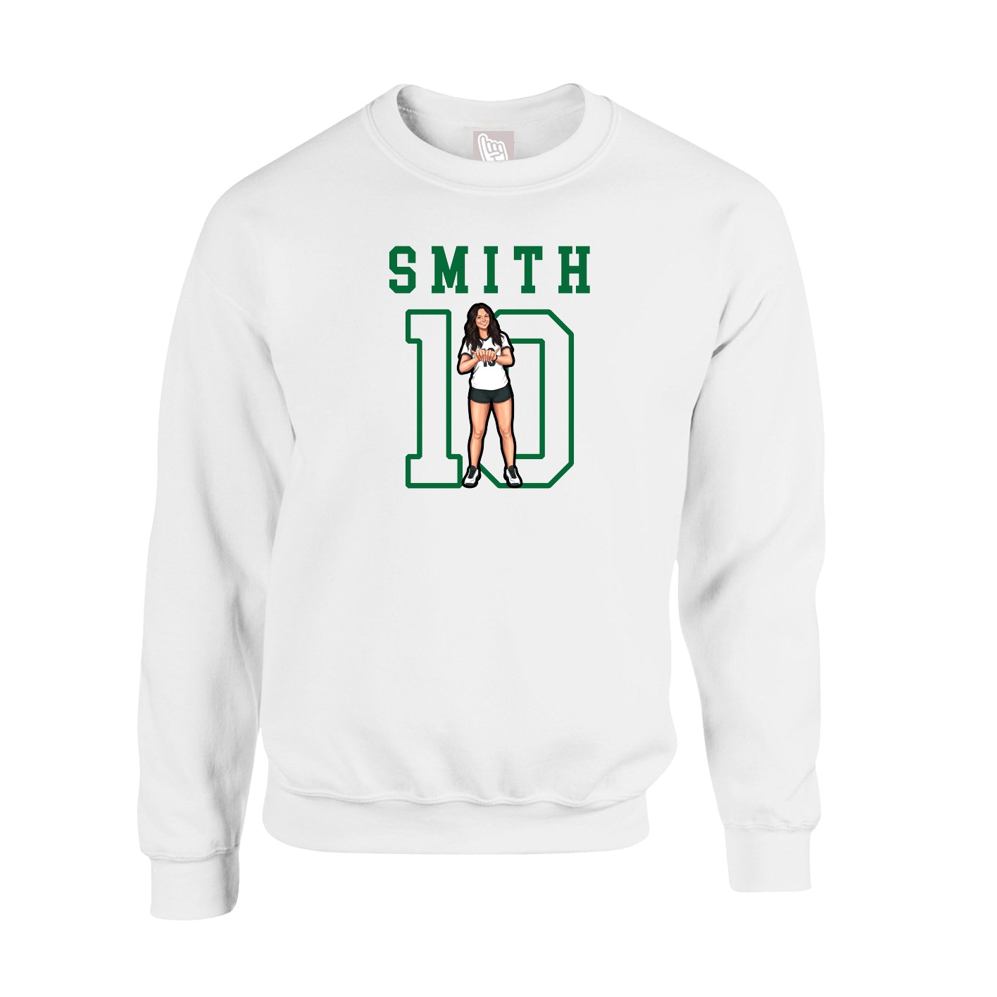 Fleece Crew — Shirsey in White