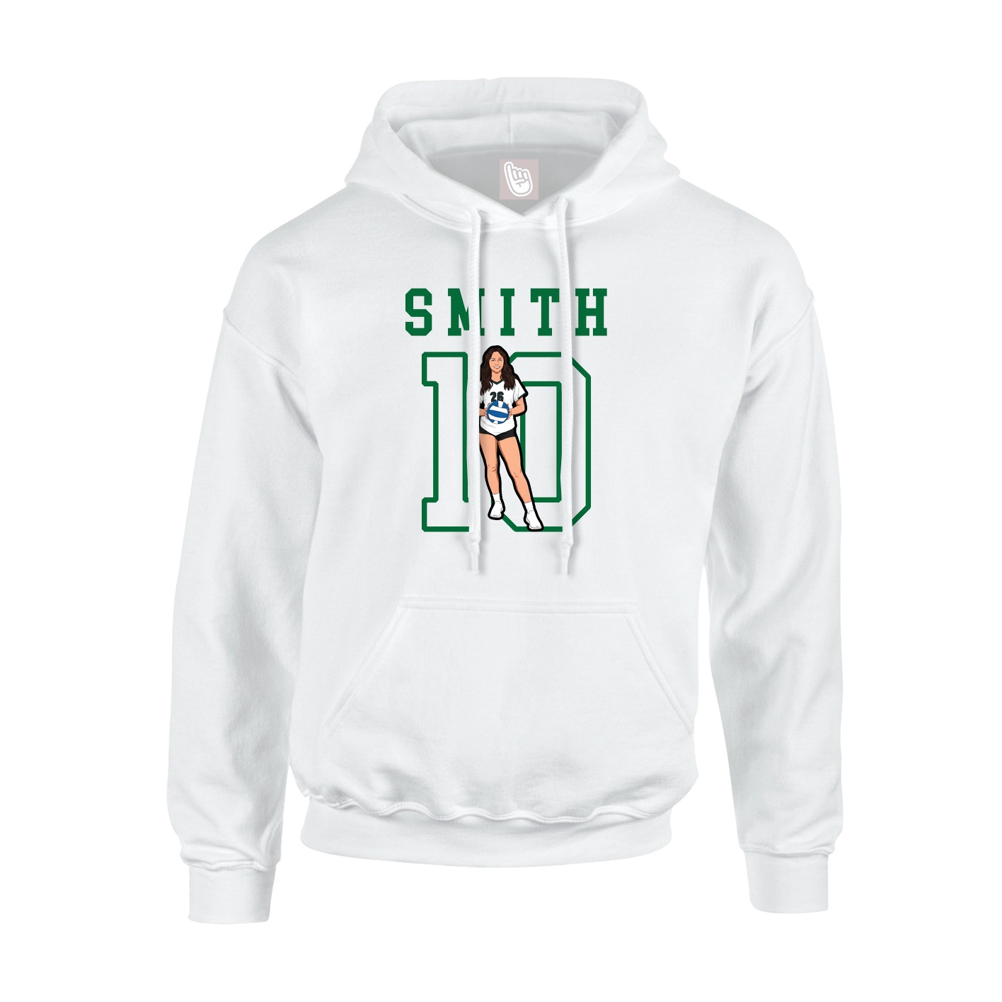 Youth Hoodie — Shirsey in White