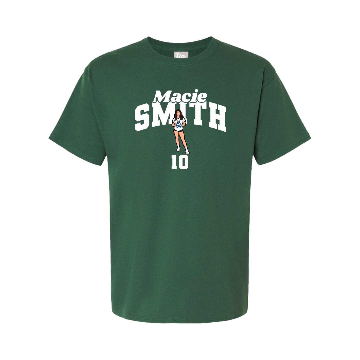 Youth Tee — Signature Arch in Green