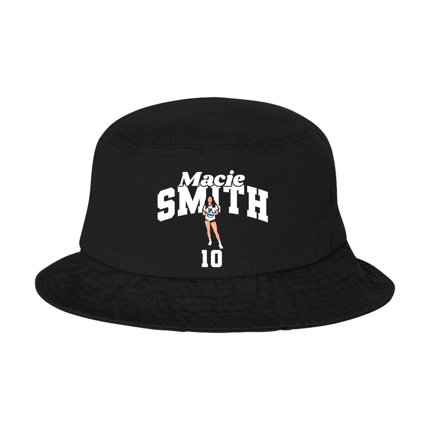 Bucket Cap — Signature Arch in Black