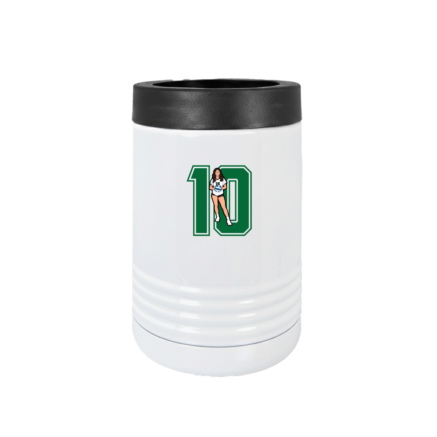 Beverage Holder — Number in White