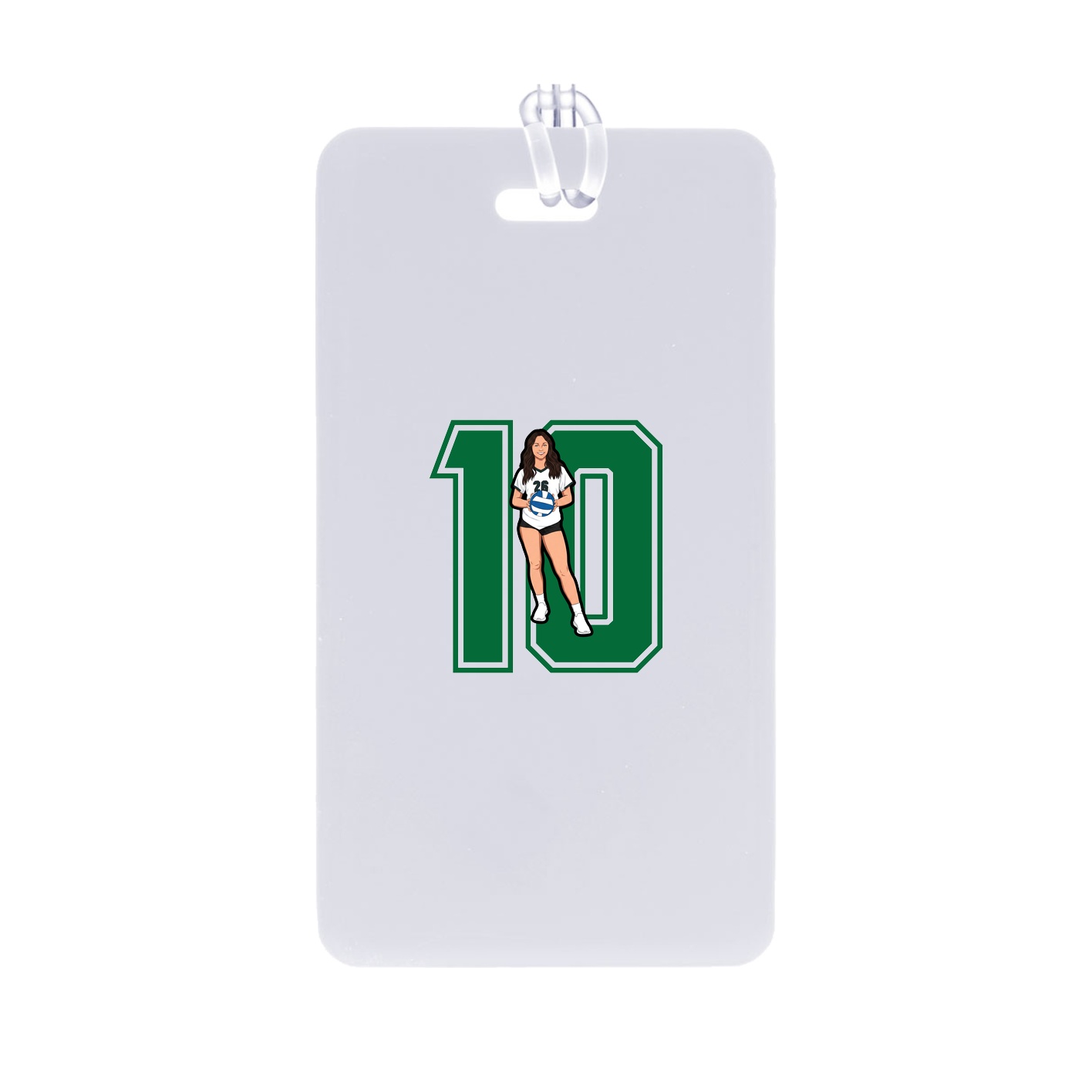 Bag Tag — Number in Classic