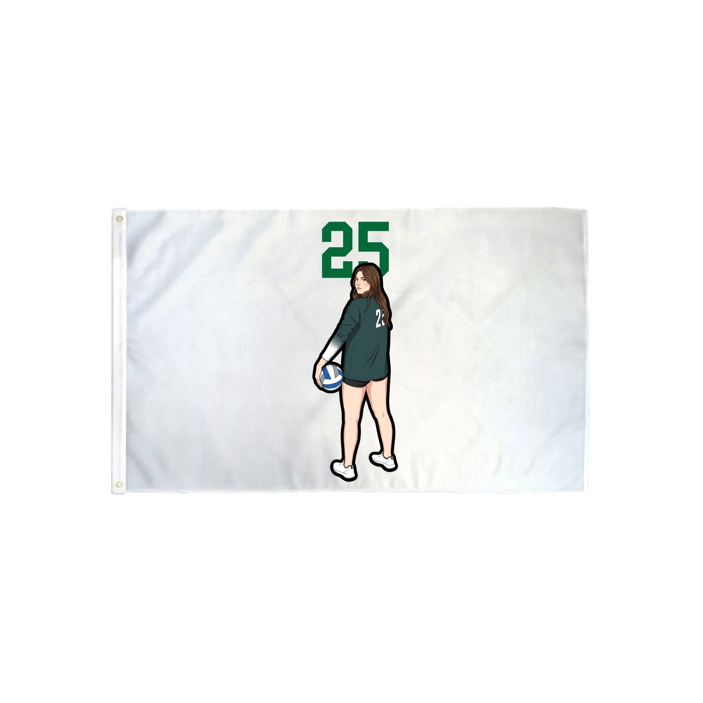 3x5 Flag — Number Top in Classic