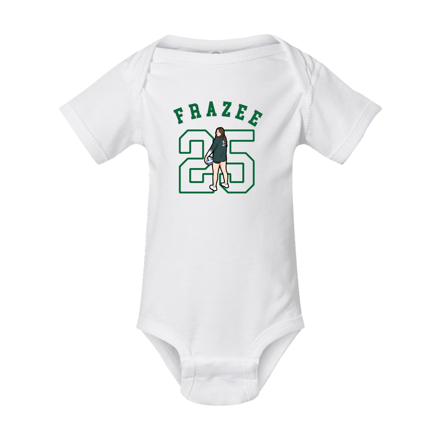 Baby Onesie — Shirsey Arch in White