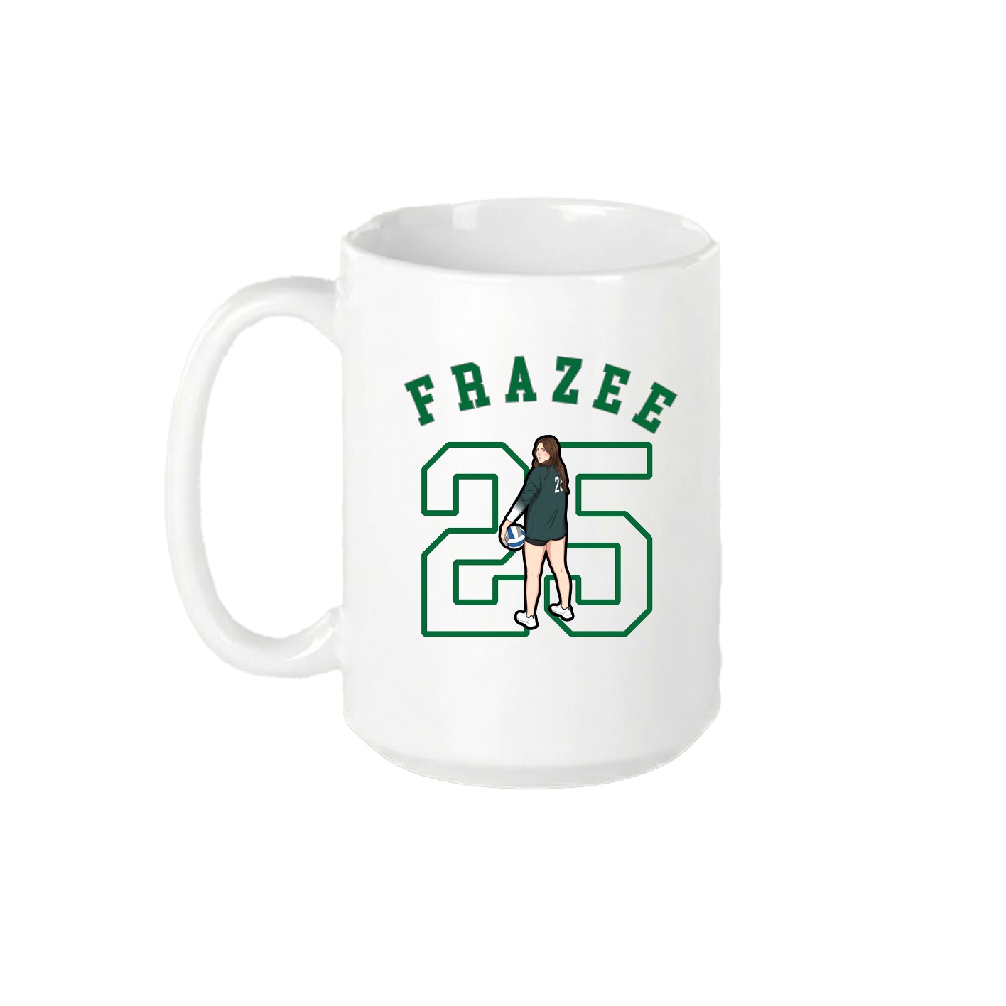 15oz Coffee Mug — Shirsey Arch in White