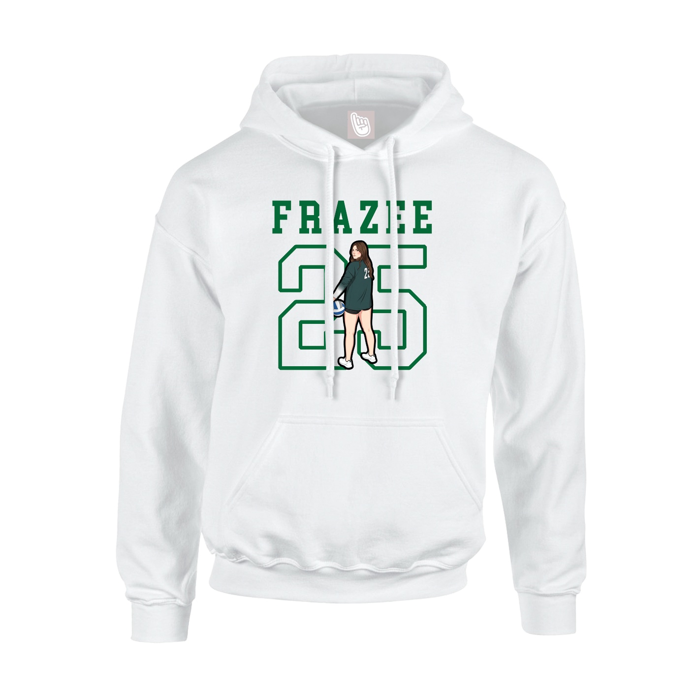 Youth Hoodie — Shirsey in White