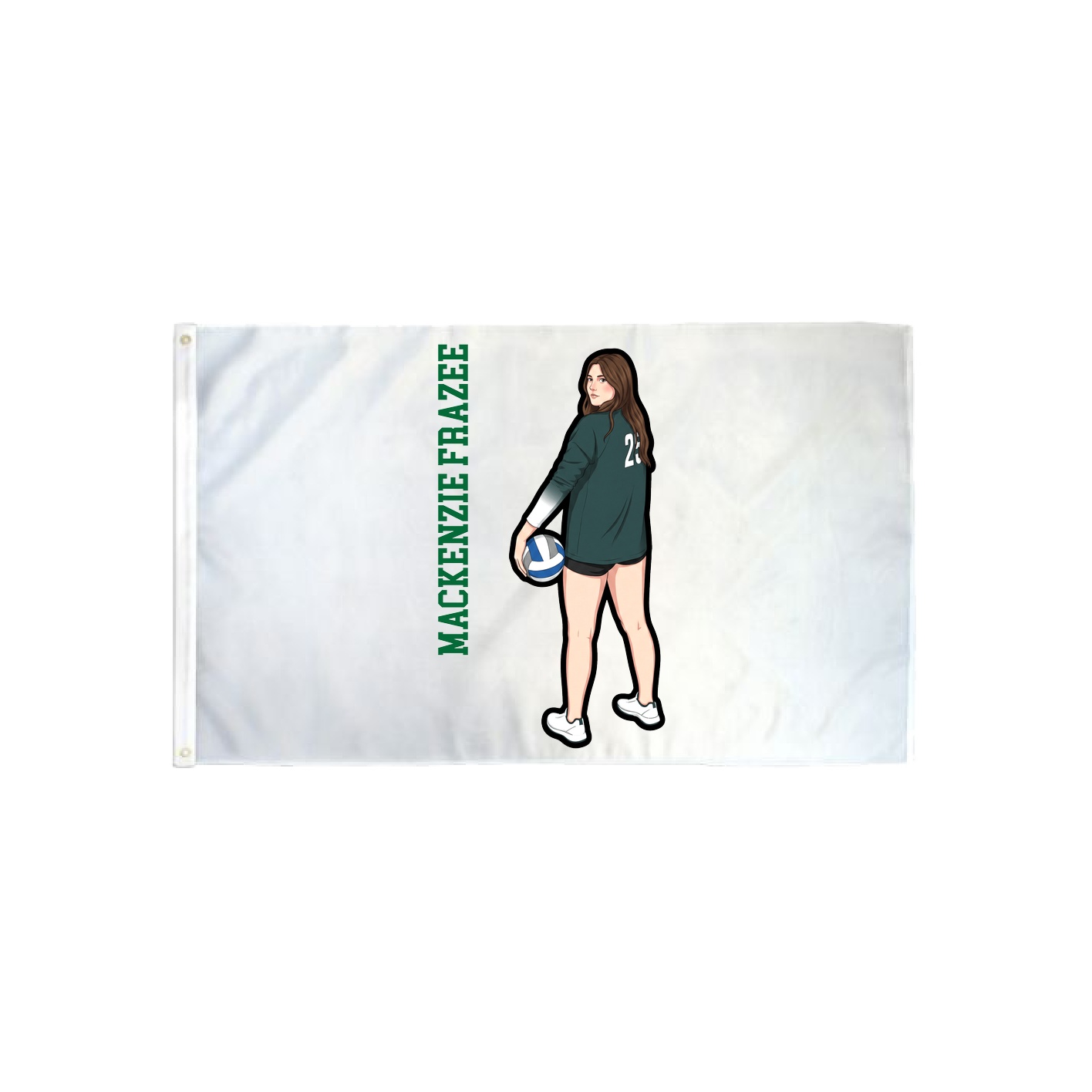 3x5 Flag — Name Vertical in Classic
