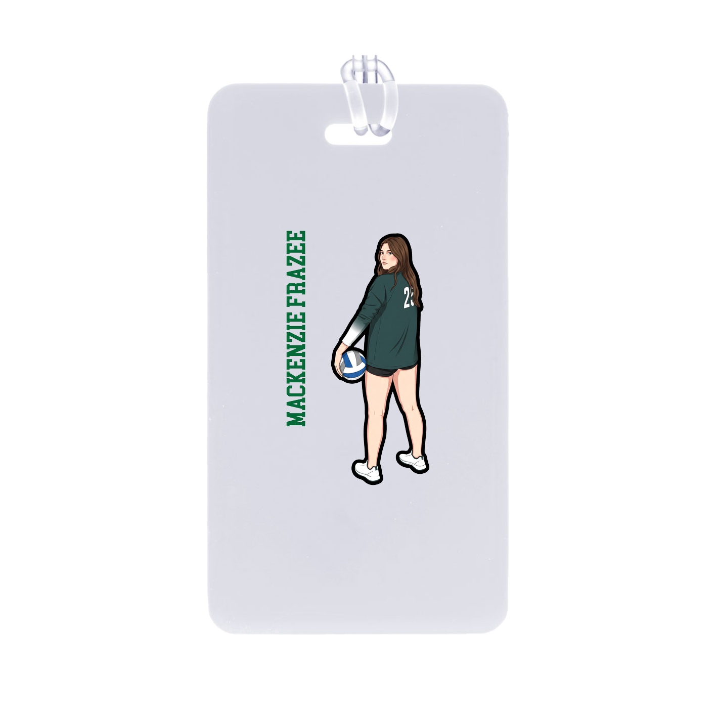 Bag Tag — Name Vertical in Classic
