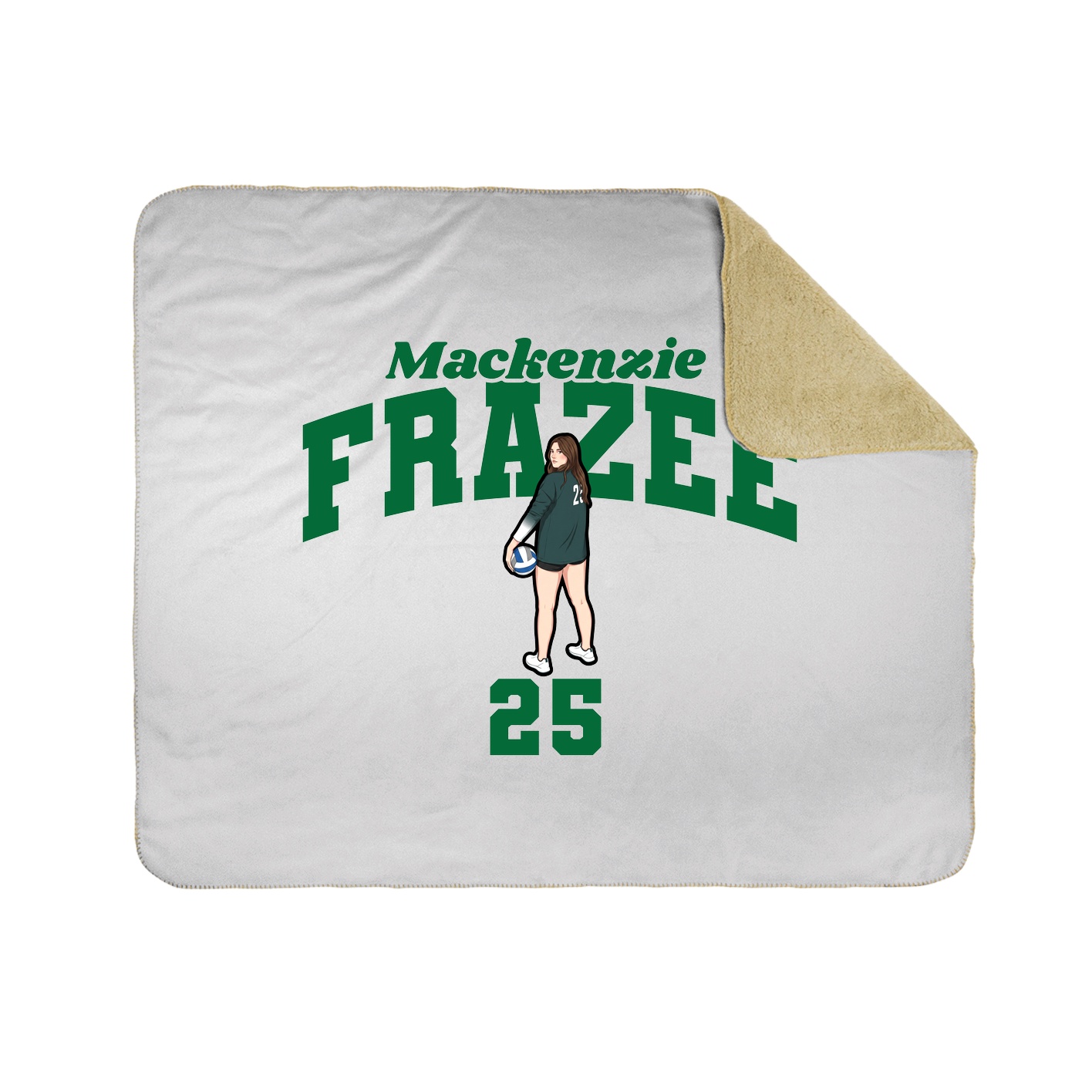 Throw Blanket — Signature Arch in White