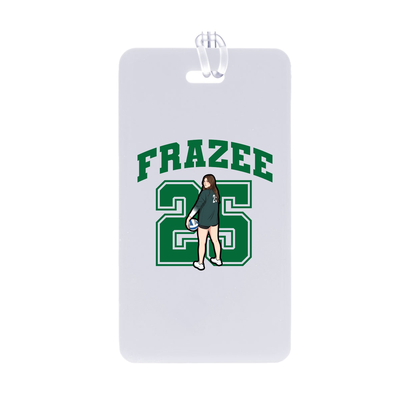 Bag Tag — Number in Classic