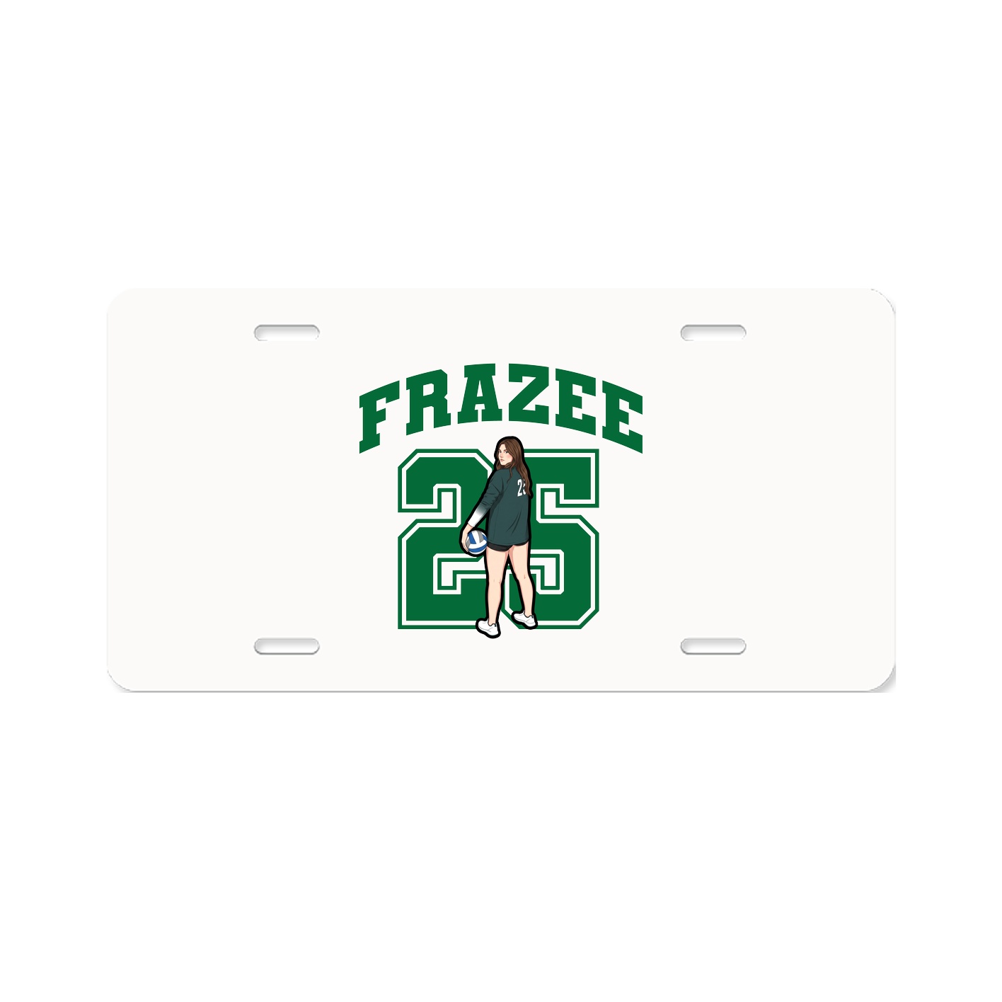 License Plate — Number in Classic
