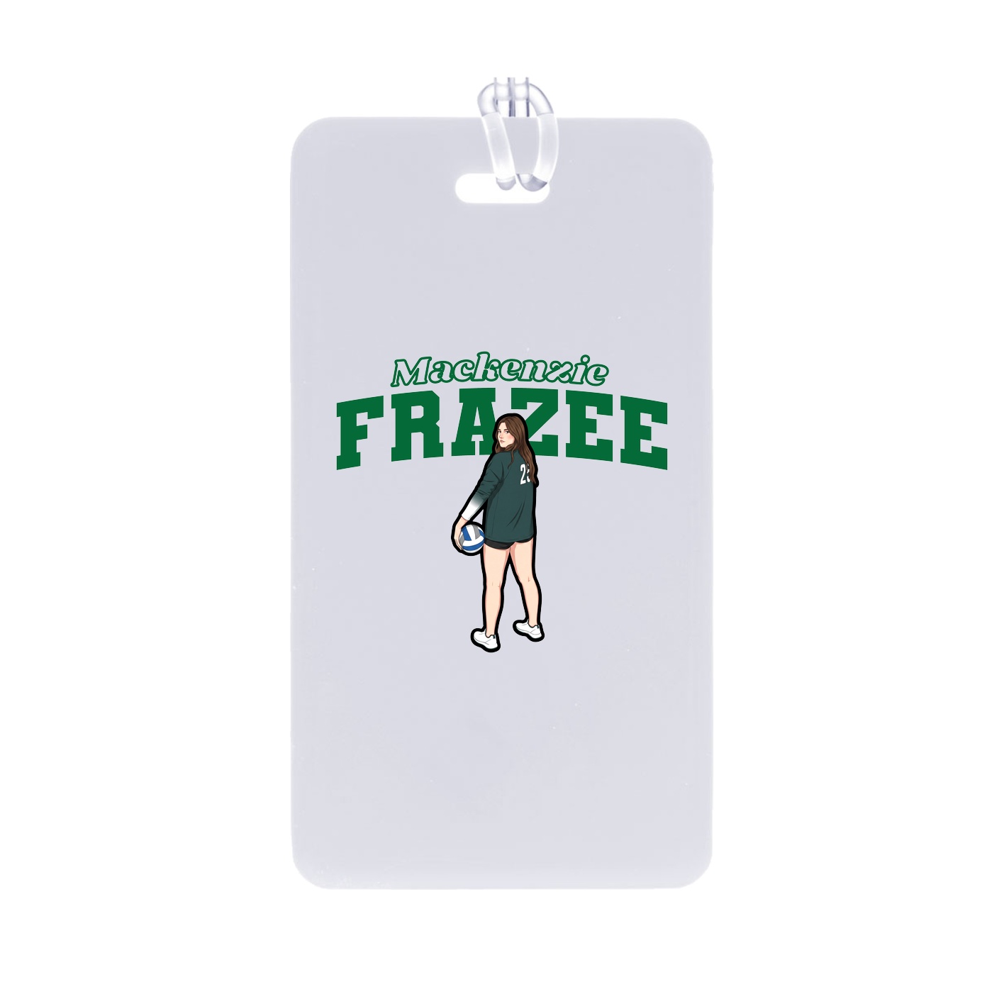 Bag Tag — Name Arch in Classic