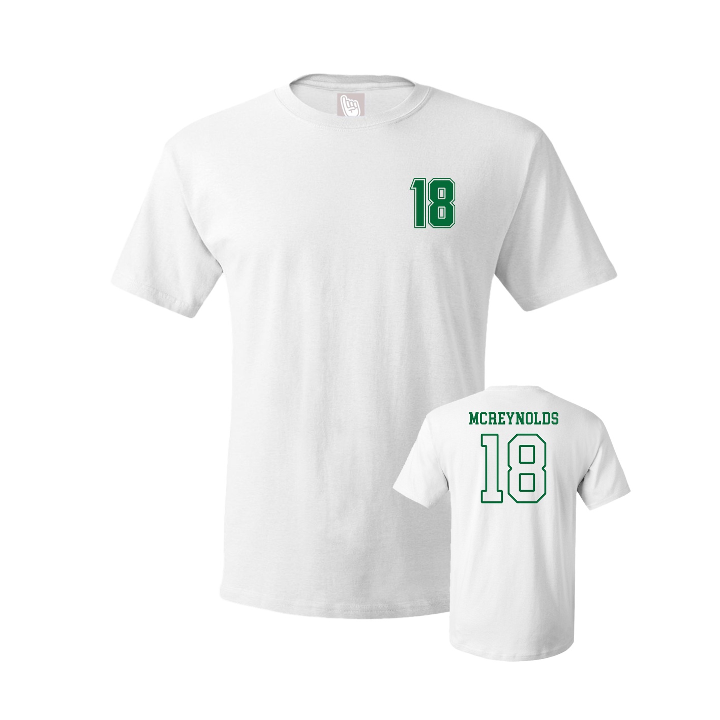 Tee — Chest Back in White