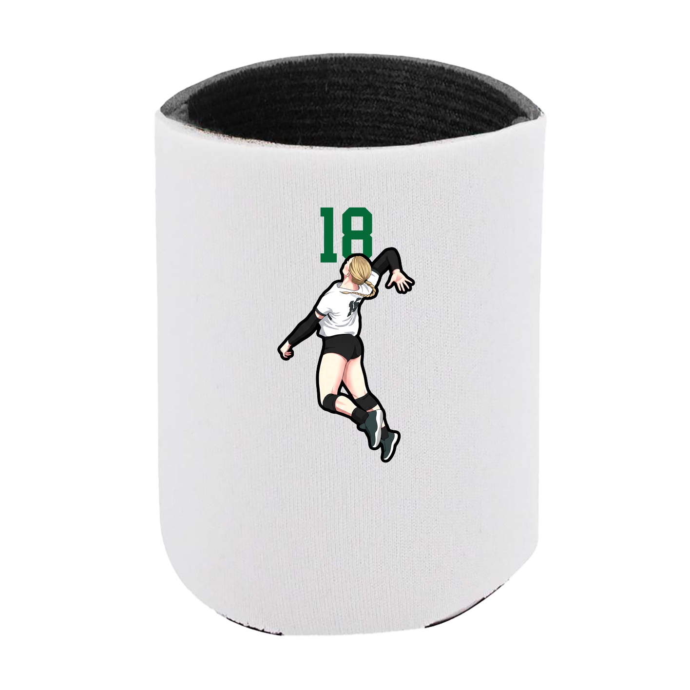 Can Holder — Number Top in White