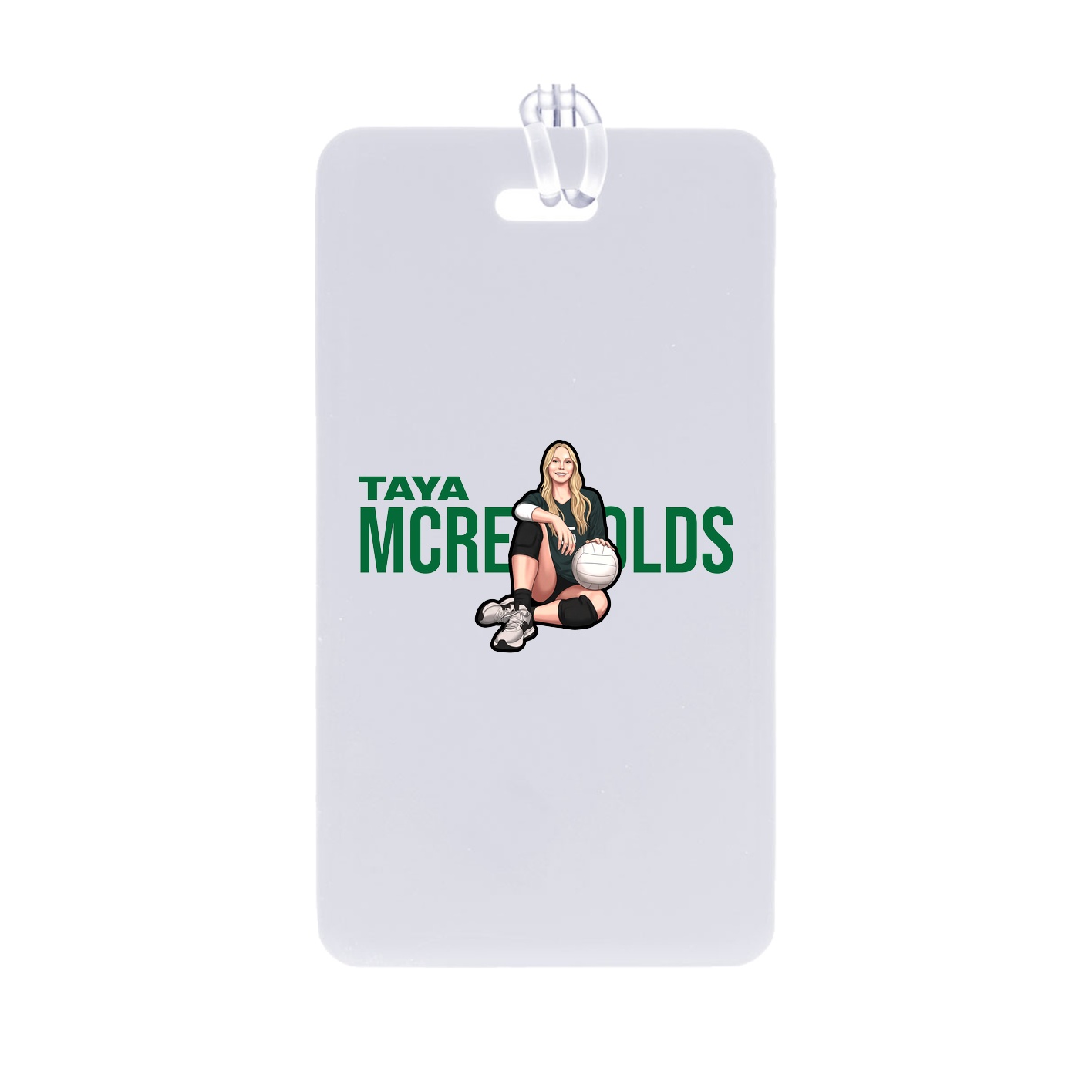 Bag Tag — Player Name in Classic