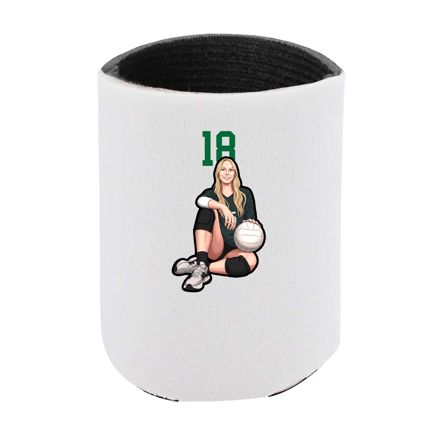 Can Holder — Number Top in White