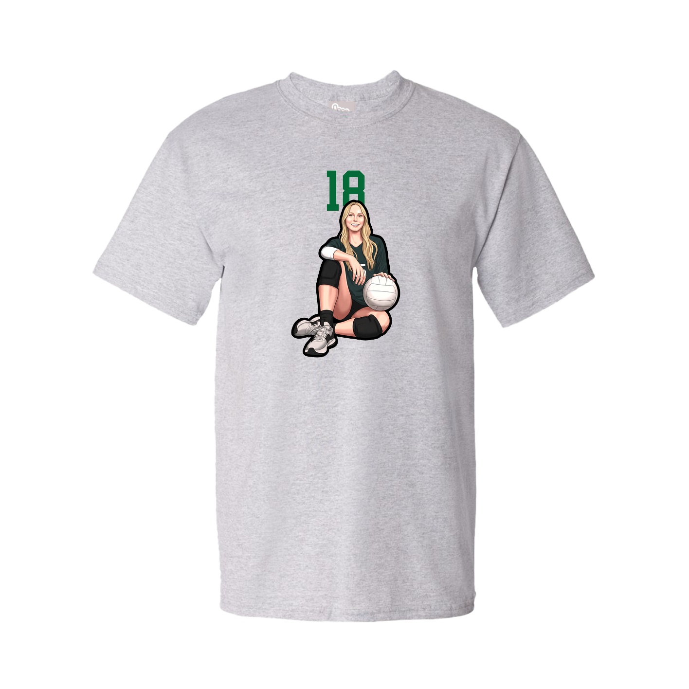 Tee — Number Top in Grey