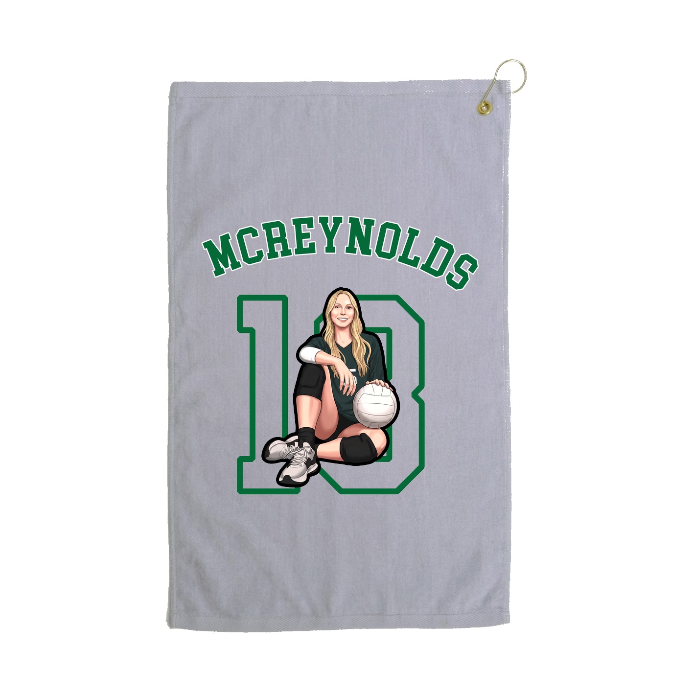 Golf Towel — Shirsey Arch in Grey