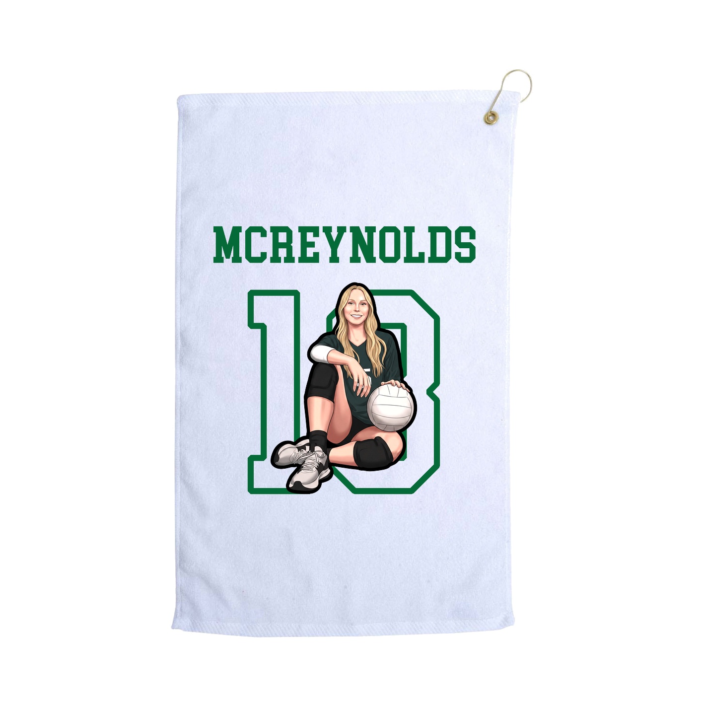 Golf Towel — Shirsey in White