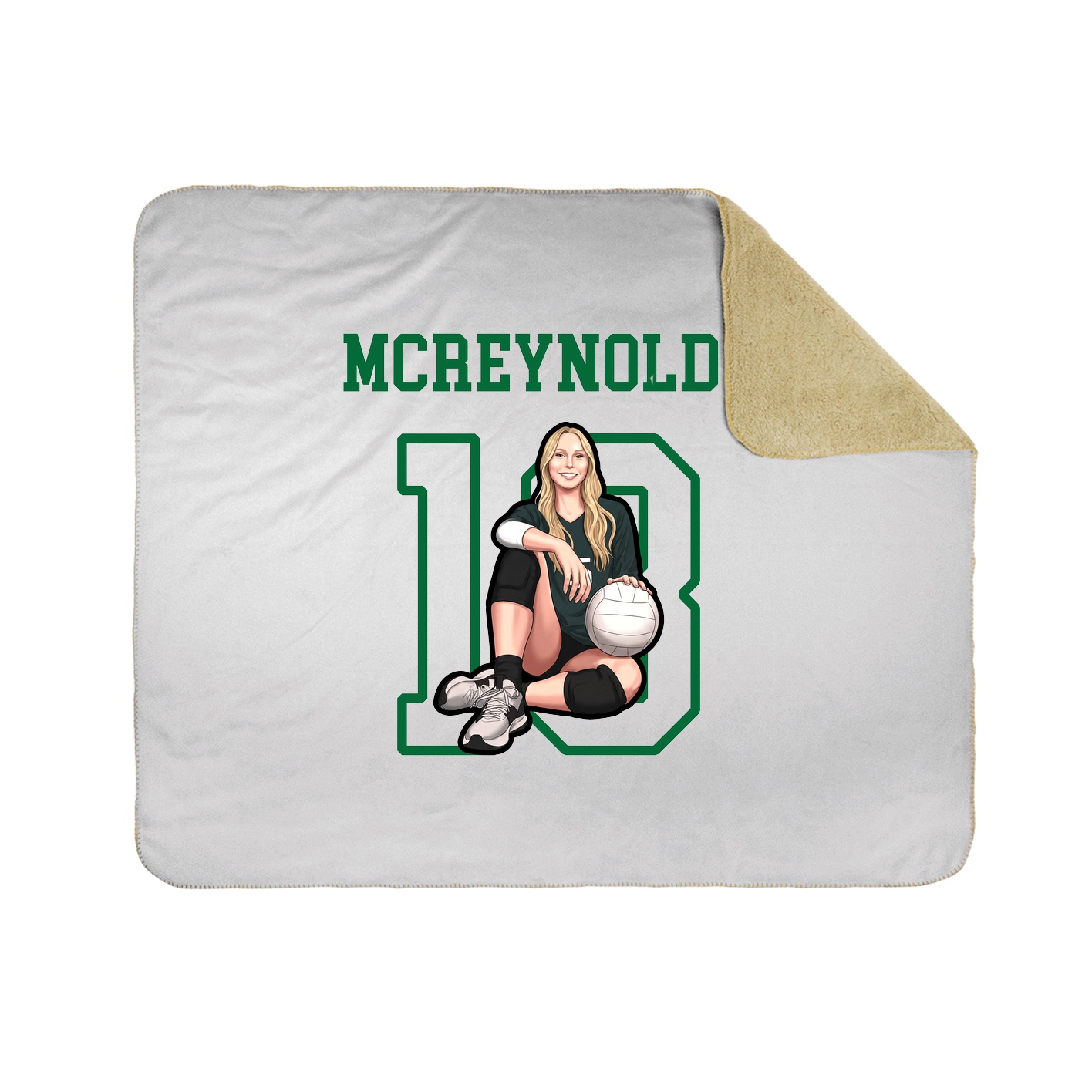 Throw Blanket — Shirsey in White