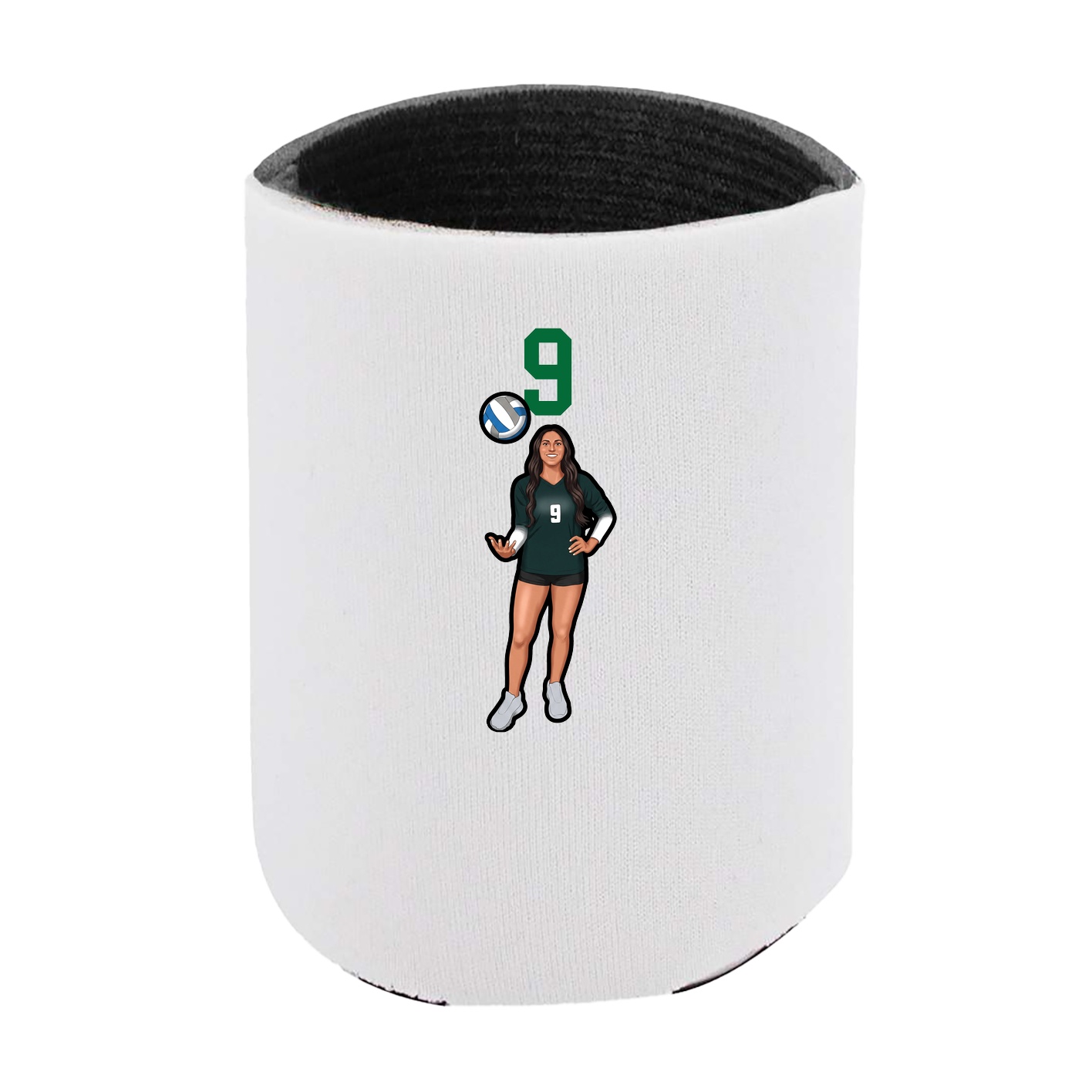 Can Holder — Number Top in White