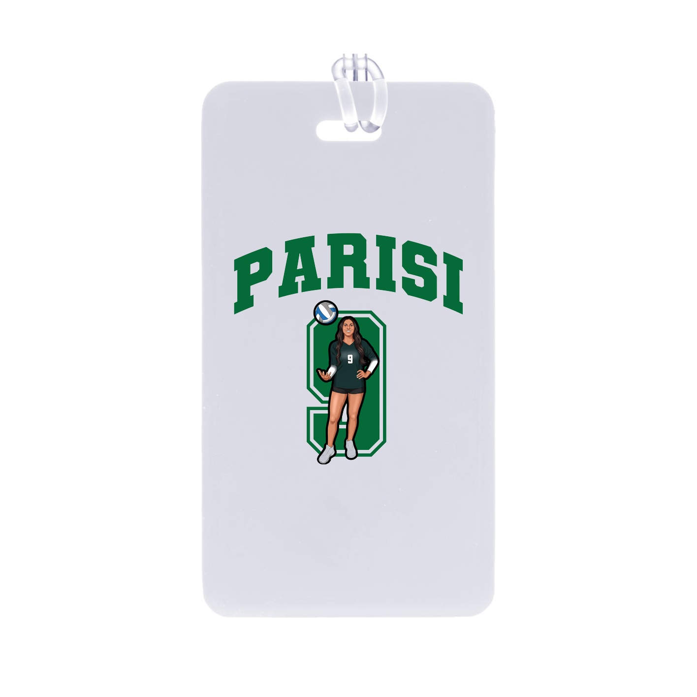 Bag Tag — Number in Classic