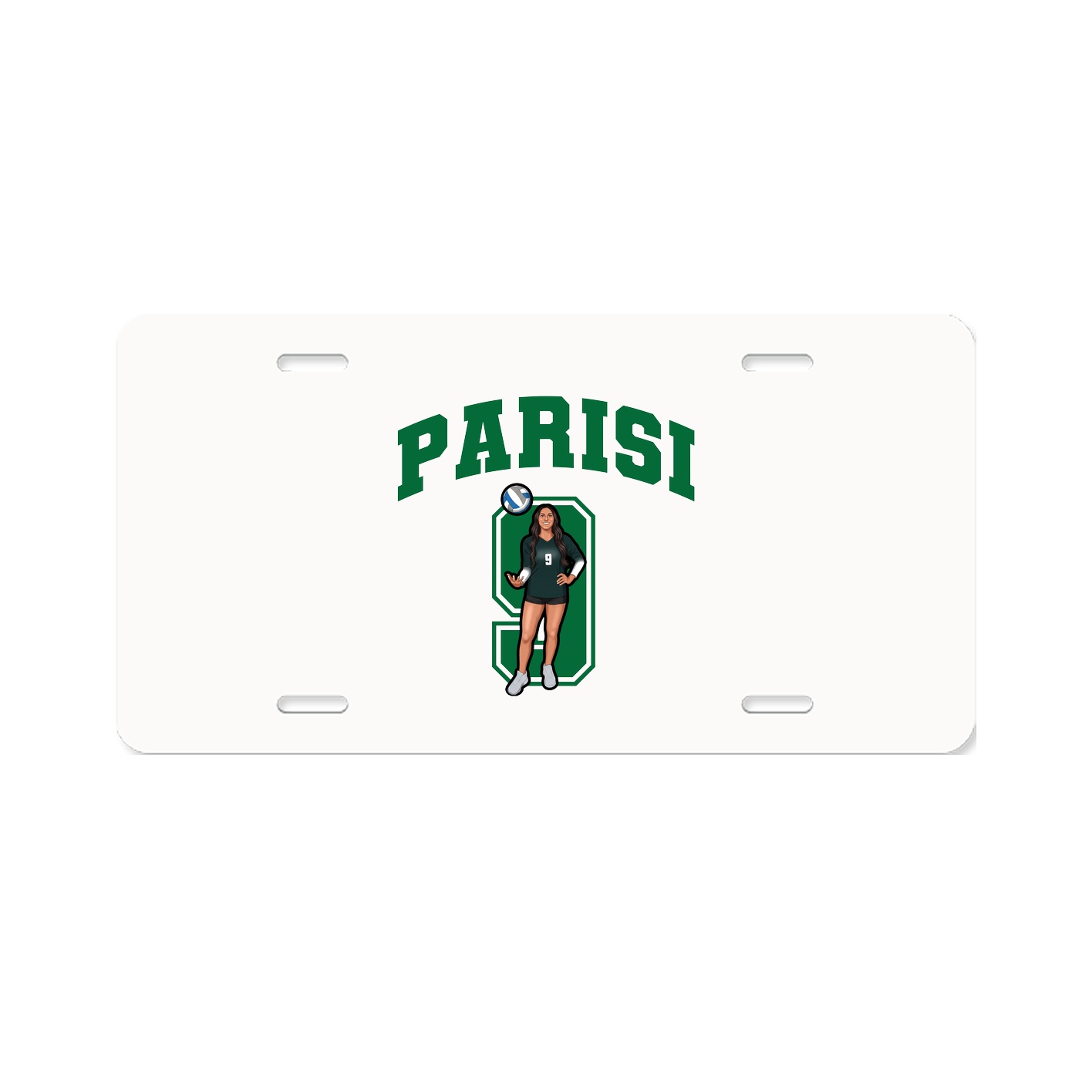 License Plate — Number in Classic