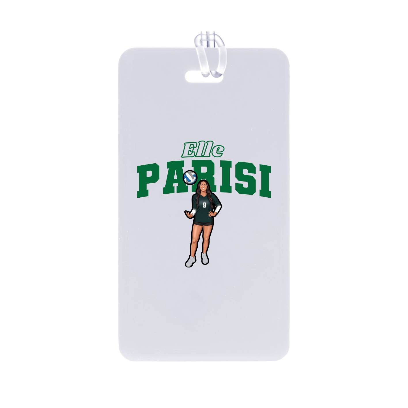 Bag Tag — Name Arch in Classic