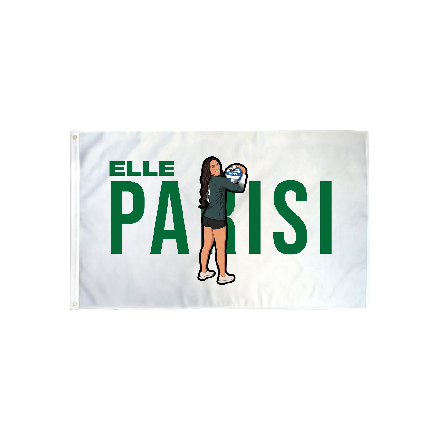 3x5 Flag — Player Name in Classic