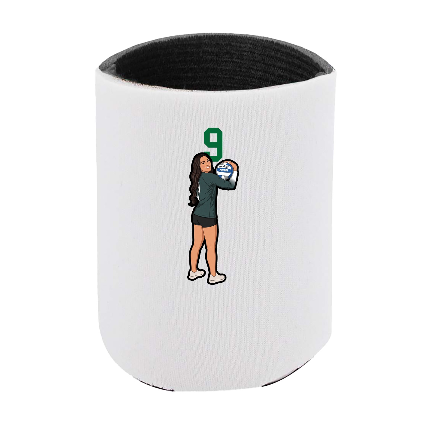 Can Holder — Number Top in White
