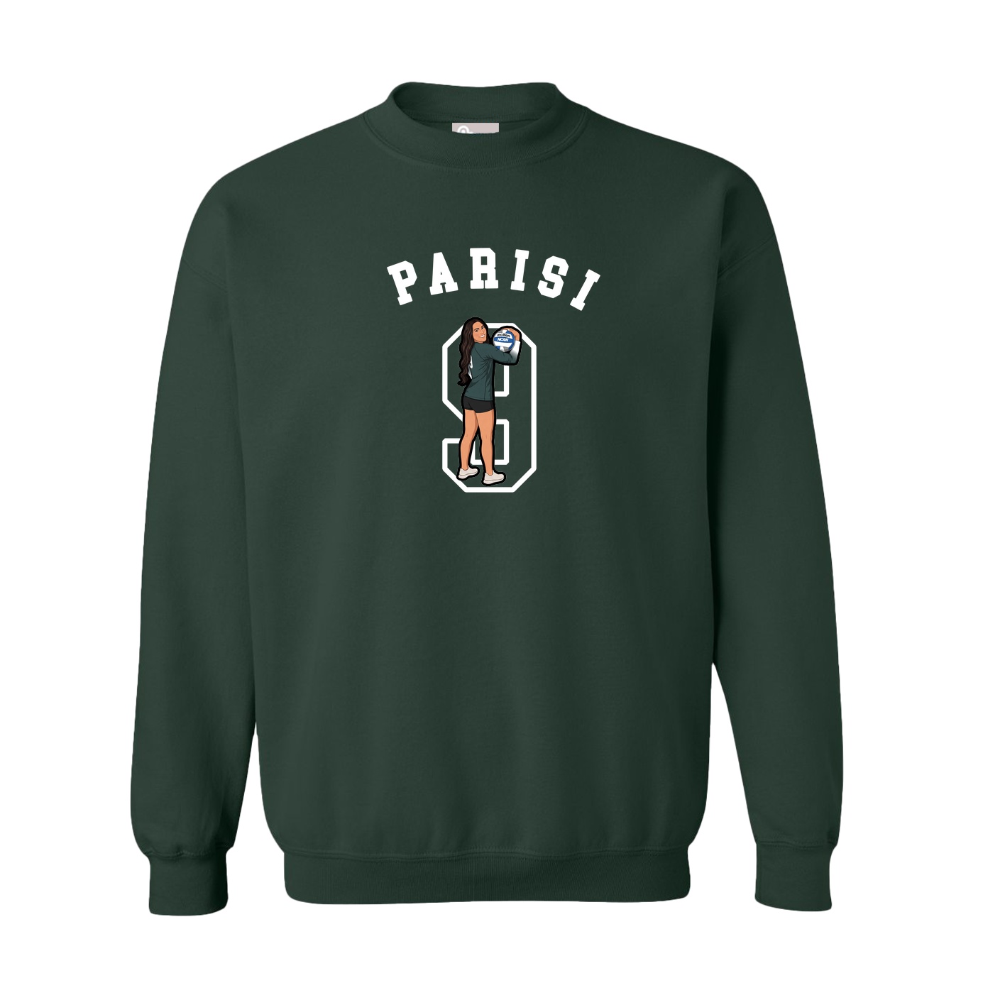 Fleece Crew — Shirsey Arch in Green