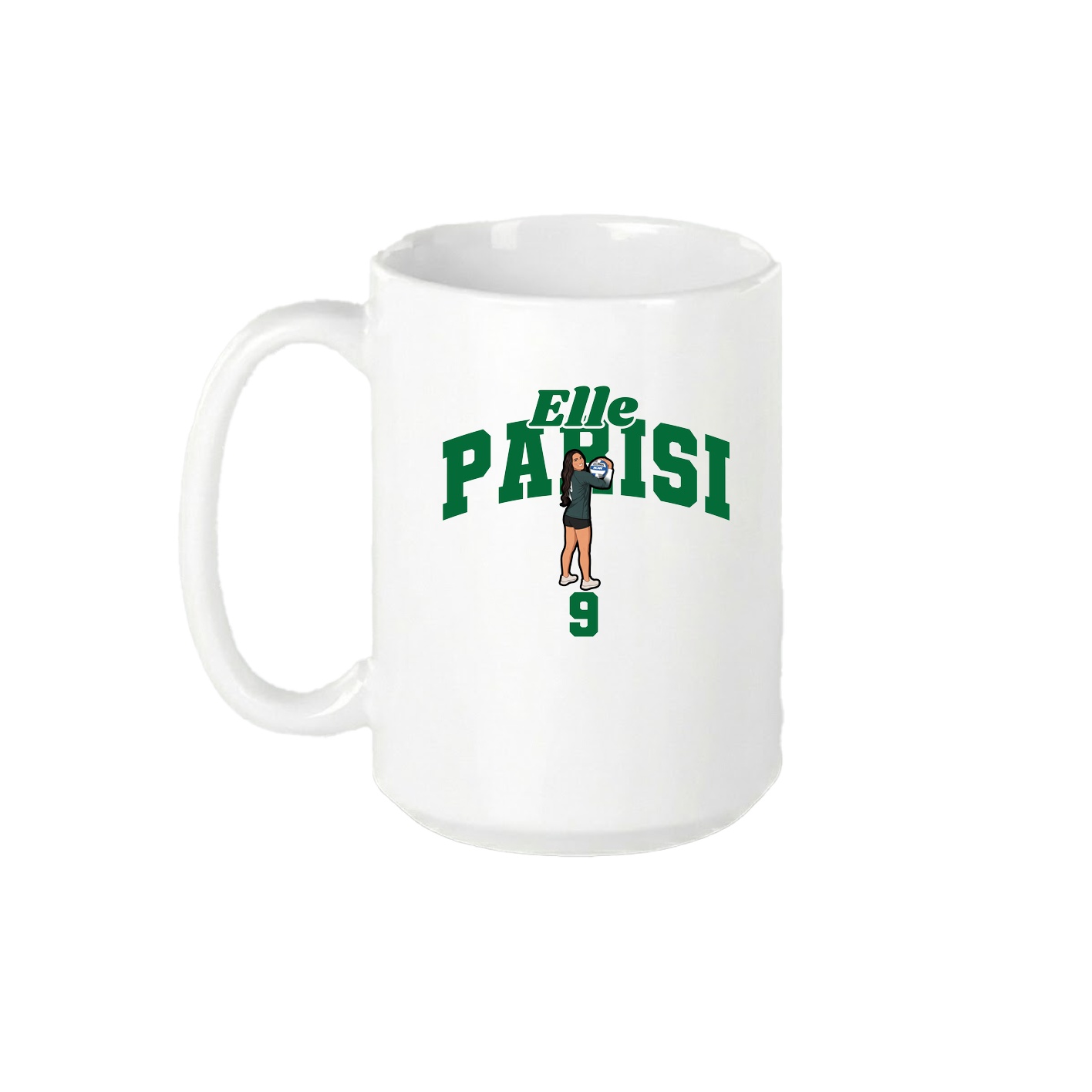 15oz Coffee Mug — Signature Arch in White