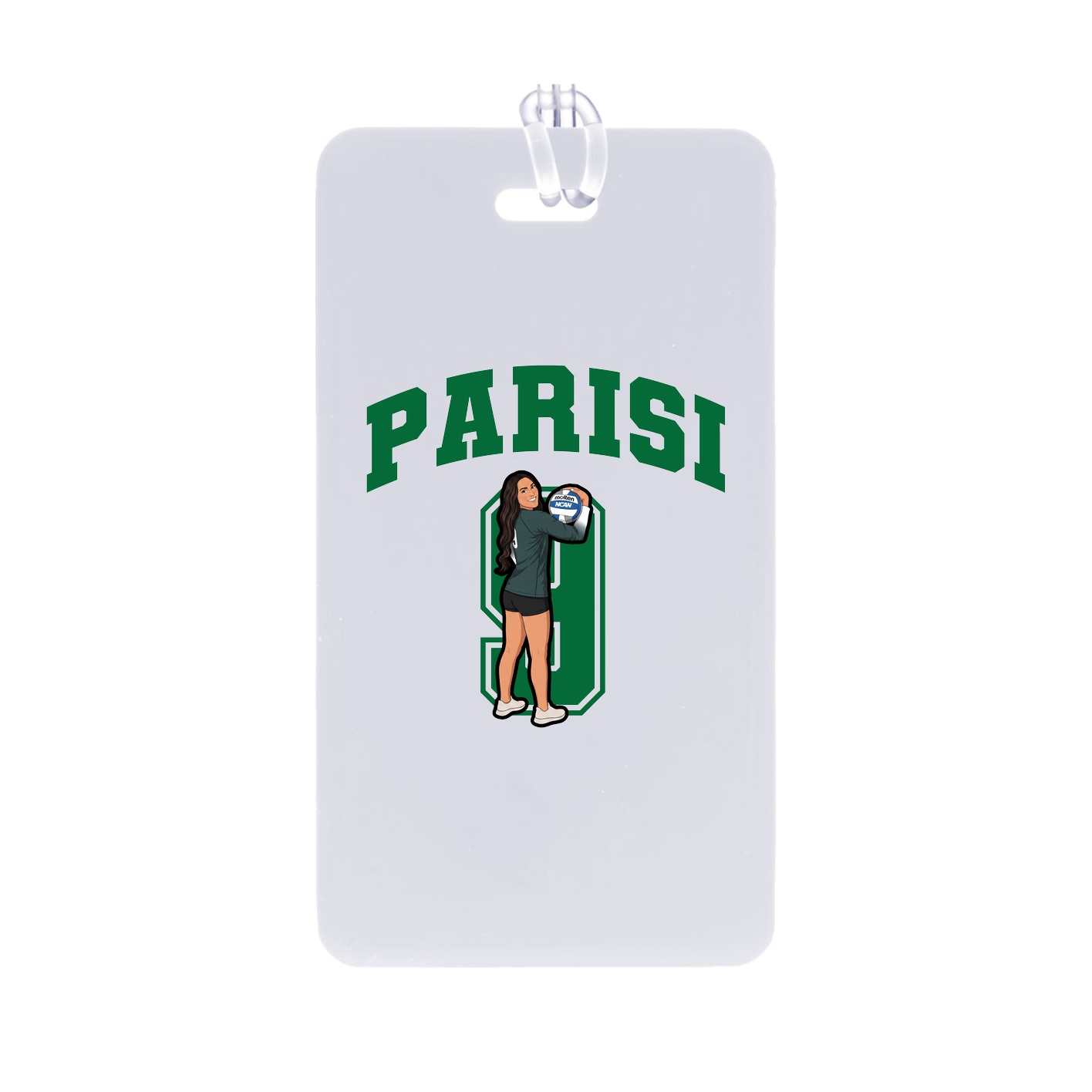 Bag Tag — Number in Classic