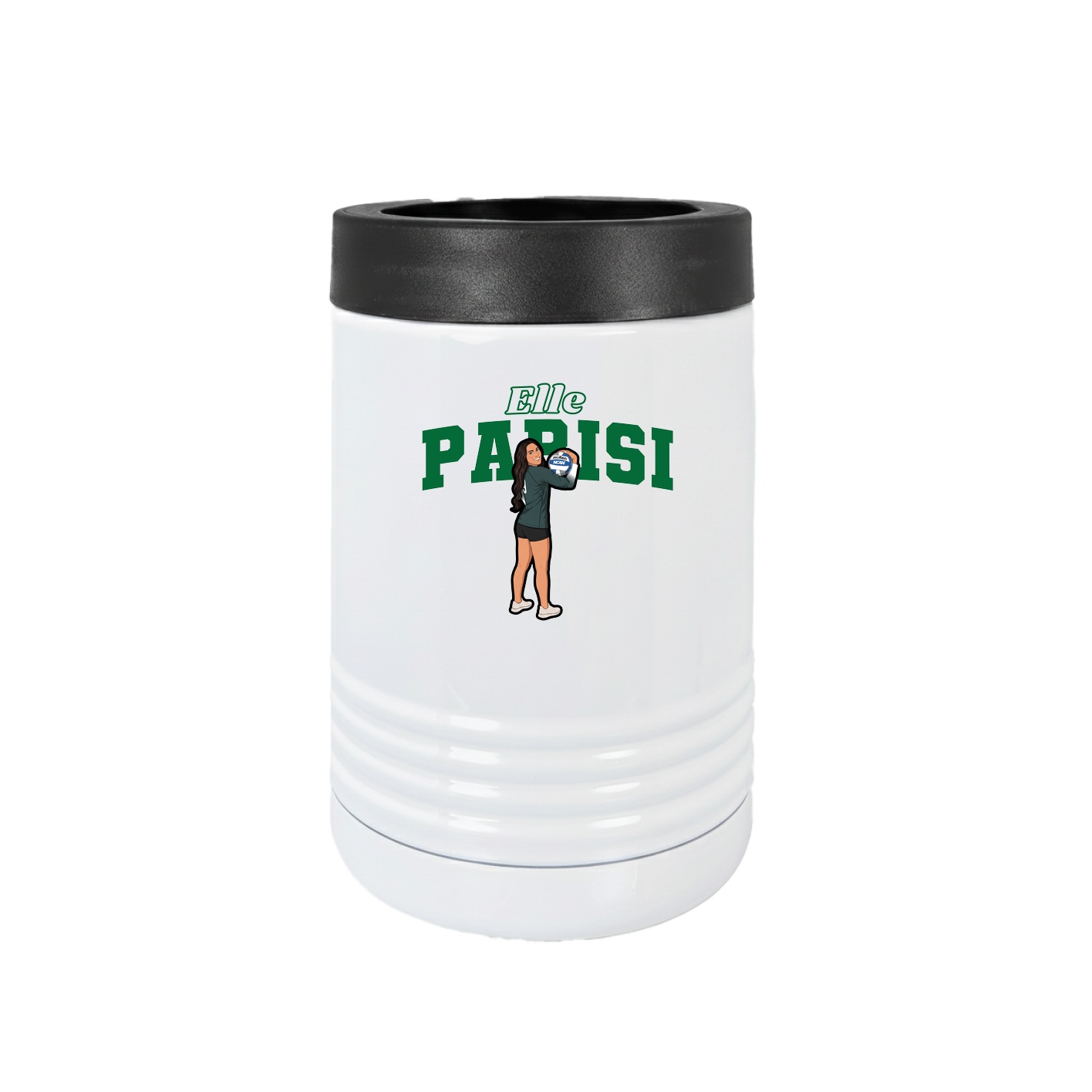 Beverage Holder — Name Arch in White