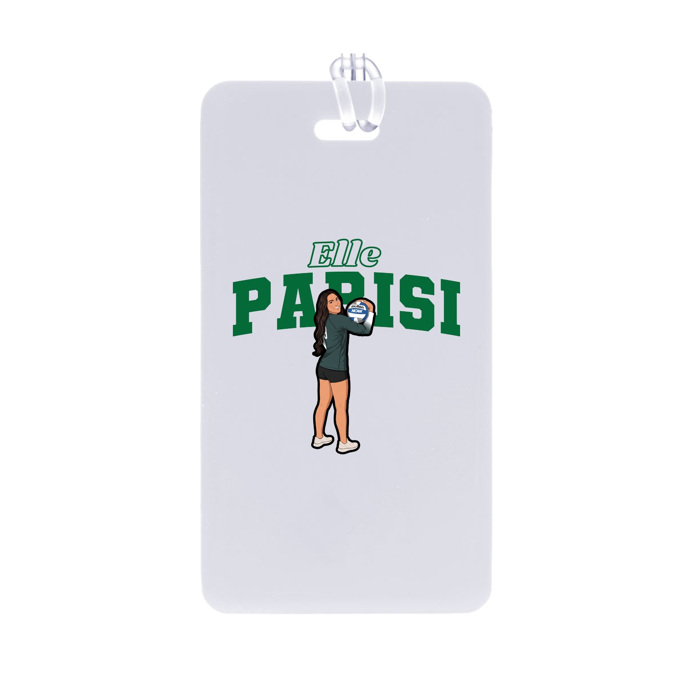 Bag Tag — Name Arch in Classic