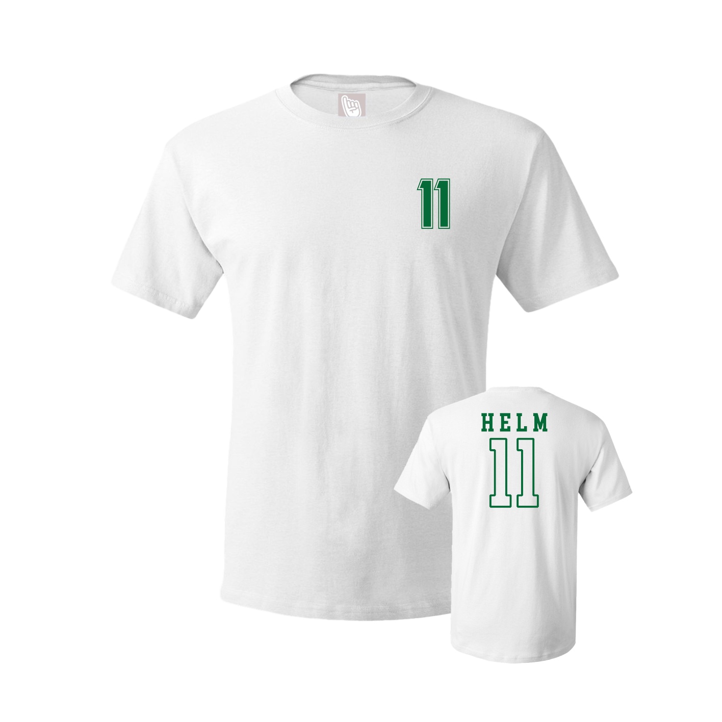 Tee — Chest Back in White