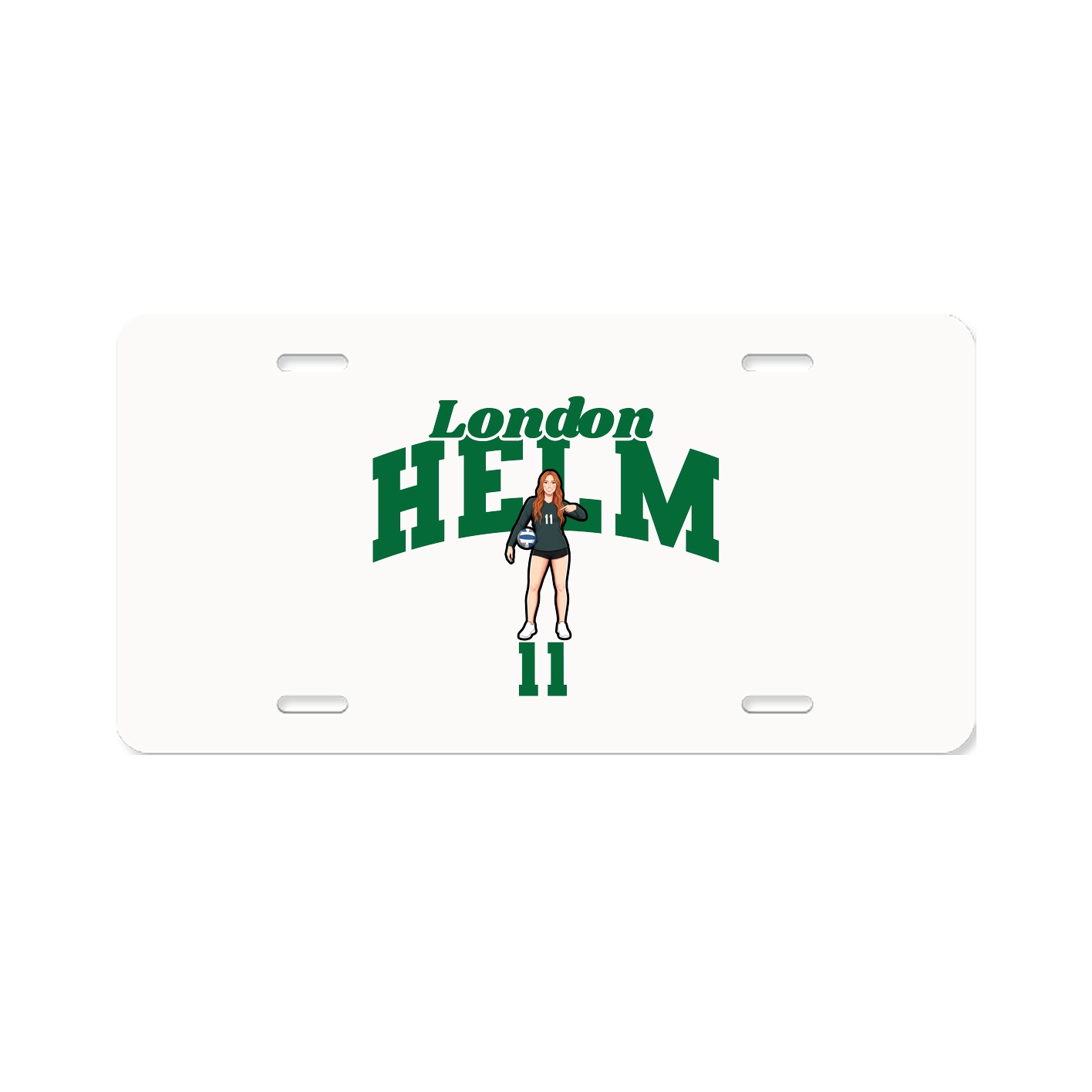 License Plate — Signature Arch in Classic